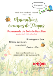 Affiche Paques Beaulieu mars 26